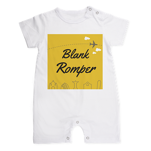 blank rompers