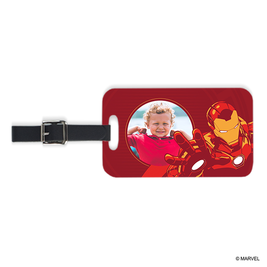 iron man luggage tag