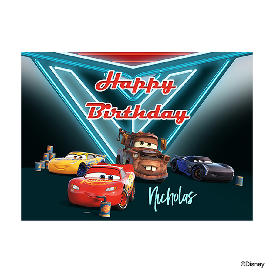 disney cars track