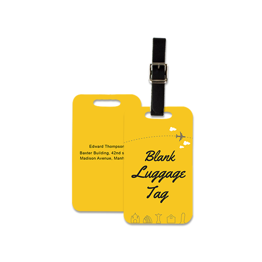 Blank Luggage Tags | Personalized Luggage Tags Online | Photobook Europe